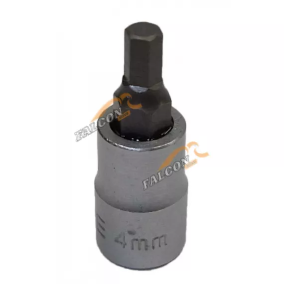 Головка со вставкой шестигр 4 мм 1/4" L 32 мм (Force) 3243204