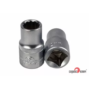 Головка 12 граней 12мм 1/2" СЕРВИС КЛЮЧ