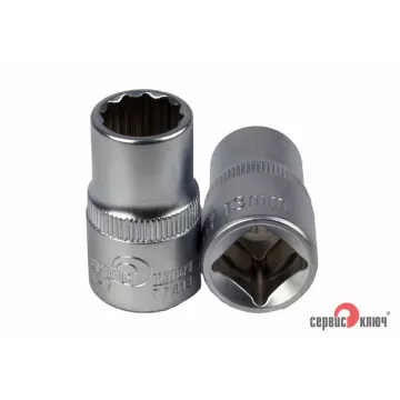 Головка 12 граней 13мм 1/2" СЕРВИС КЛЮЧ