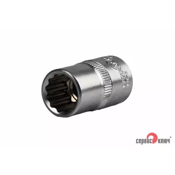 Головка 12 граней 14мм 1/2" СЕРВИС КЛЮЧ