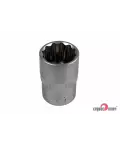 Головка 12 граней 19мм 1/2" СЕРВИС КЛЮЧ