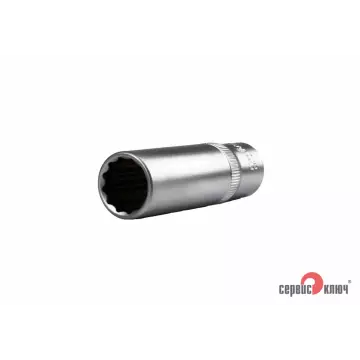 Головка 12 граней удлиненная 17мм 1/2" СЕРВИС КЛЮЧ