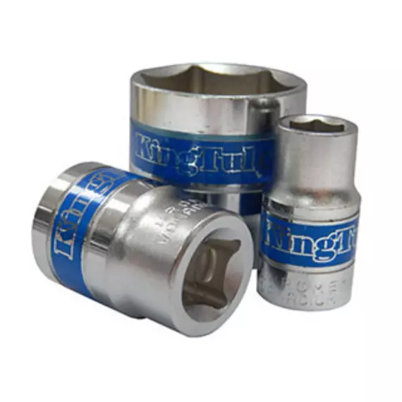 Головка 6 граней 9мм 1/2" KingTul PROFI
