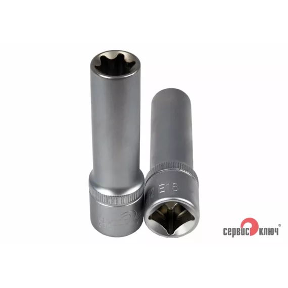 Головка TORX E16 1/2" удлиненная СЕРВИС КЛЮЧ
