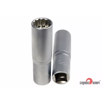 Головка свечная 12 граней 16мм 1/2" СЕРВИС КЛЮЧ с магнитом