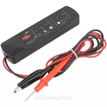 Тестер АКБ светодиодный (АвтоДело) 12В (12308) 40601