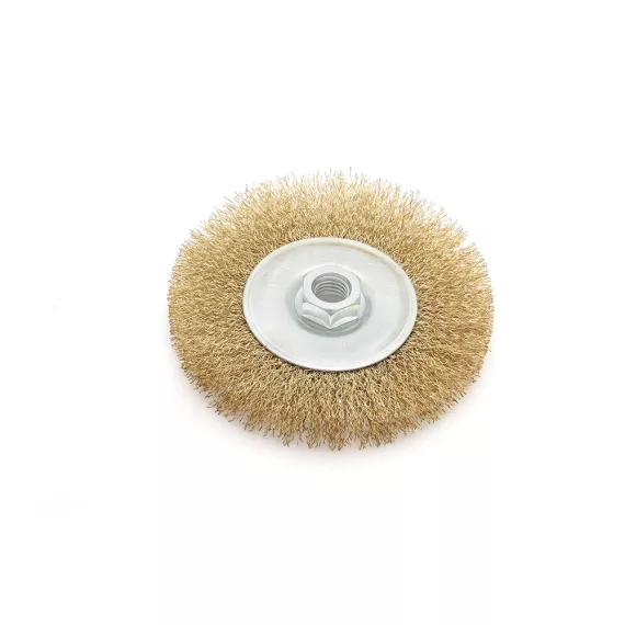 Щетка зачистная для УШМ плоская D-125мм (ДТ) проволочная