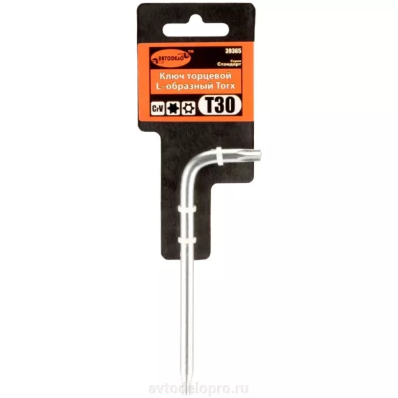 Ключ Torx L-обр Т40 102*30мм (АвтоДело) (15155) 39367