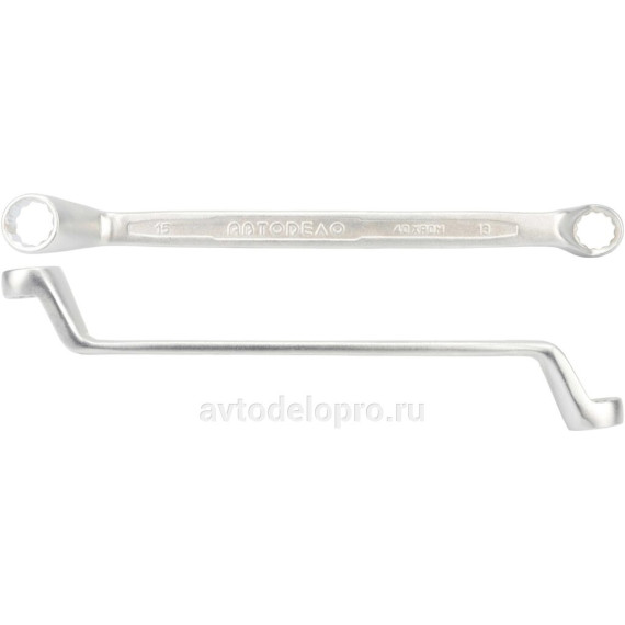Ключ накидной коленч 14*15 (АвтоДело) Professional (13565) 38145