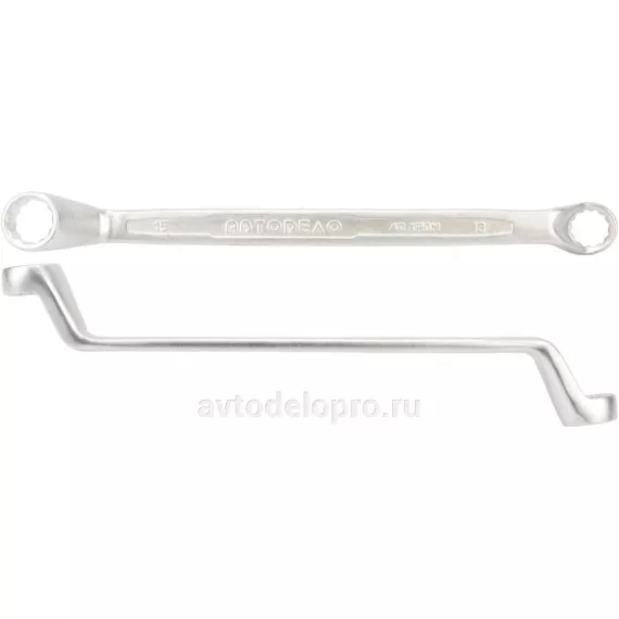 Ключ накидной коленч 14*15 (АвтоДело) Professional (13565) 38145