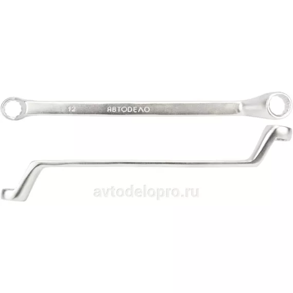 Ключ накидной коленч 17*19 (АвтоДело) (12436) 33179