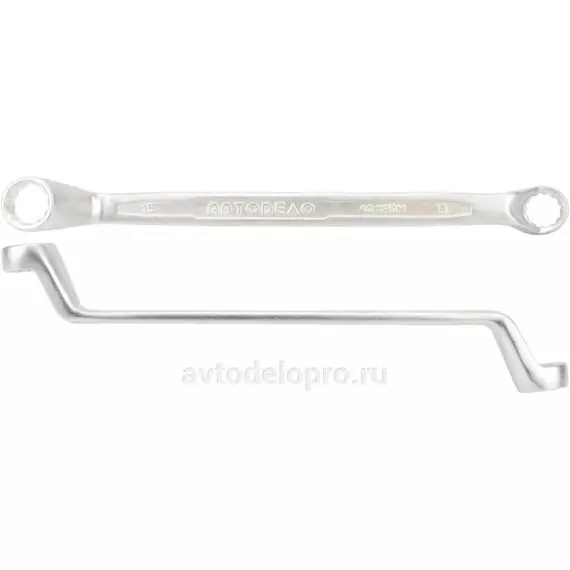 Ключ накидной коленч 17*19 (АвтоДело) Professional (13522) 38179