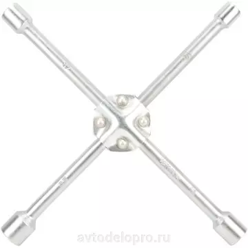 Ключ балон крест усил 17*19*21*22 1/2" 400мм (АвтоДело) (13513) 34417