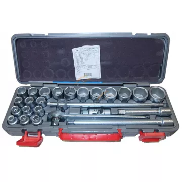 Головки набор 1/2" 6 гр 25 пр (НИЗ) пласт/ф цинк НИЗ-№4 57023025 14240