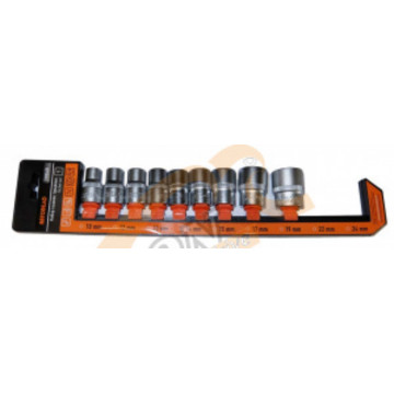 Головки набор 1/2" 6 гр 9 пр (АвтоДело) холдер (15437) 39849