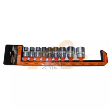 Головки набор 1/2" 6 гр 9 пр (АвтоДело) холдер (15437) 39849