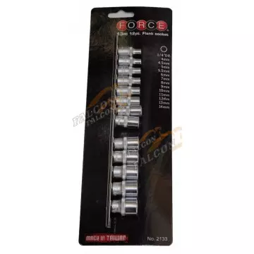 Головки набор 1/4" 12 гр 13 пр (Force) планка 2133