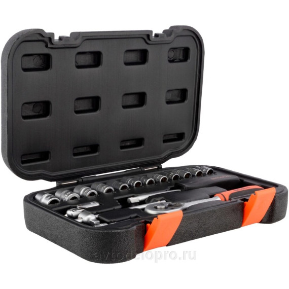 Головки набор 1/4" 6 гр 17 пр (АвтоДело) (13700) 39917