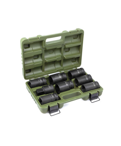 Головки набор для ручного гайковерта 1", 8 шт. (ДТ)