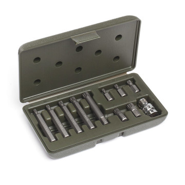 Набор вставок 3/8" SPLINE (М5-М12) длина 75 мм, 11 предм. ДТ