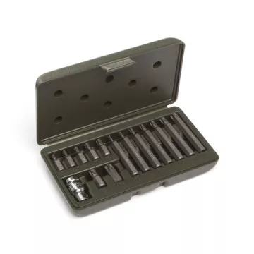 Набор вставок TORX 3/8" (Т20-Т55) длина 30мм и 75 мм, 15 предм. ДТ