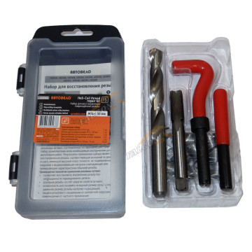 Набор для восстановления резьбы М14*1,5 мм 16 пр (АвтоДело) (16419) 40568