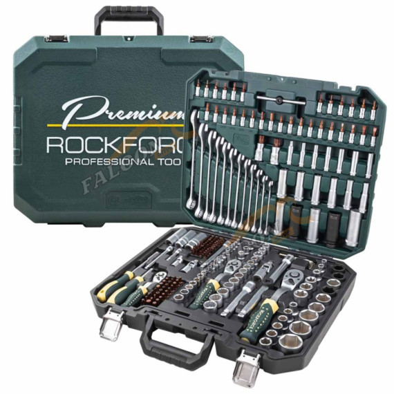 Набор инструмента 216 пр (ROCKFORCE) 1/2" 3/8" 1/4" 6 гр RF-38841-PREMIUM