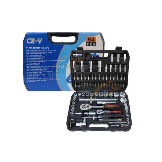 Набор инструмента 94 пр (CR-V) 1/4", 1/2" 6 гр