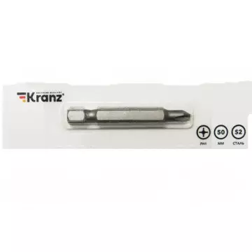 Бита PH 1х50 мм. магнитная KRANZ