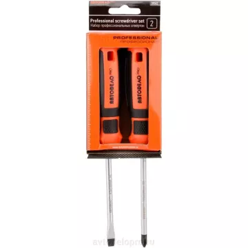 Отвертки набор (шл 6.5x100, РН2х100) 2 шт (АвтоДело) Professional (14856) 39542