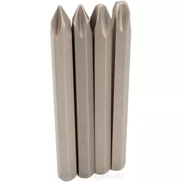 Насадки на ударную отвертку набор (PH1;2;3;4x80мм S2) Professional (АвтоДело) (11327) 40004
