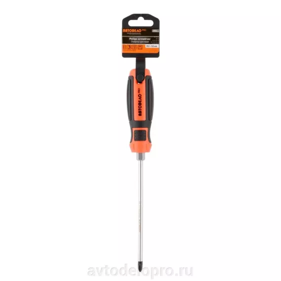 Отвертка крест РН2х150 мм (АвтоДело) Professional (14846) 39556