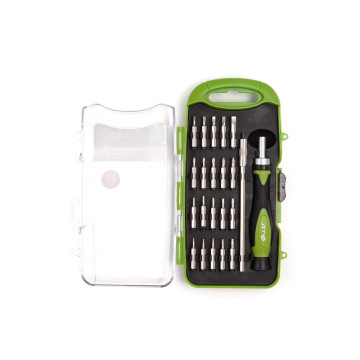 Отвертка трещоточная для точных работ с битами 1/8", 22 предм. ДЕЛО ТЕХНИКИ