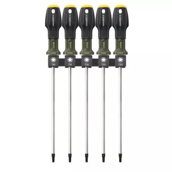 Отвертки набор Torx L 250 мм 5 пр (Т10,Т15,Т20,Т25,Т30) (ДТ) без отверстия