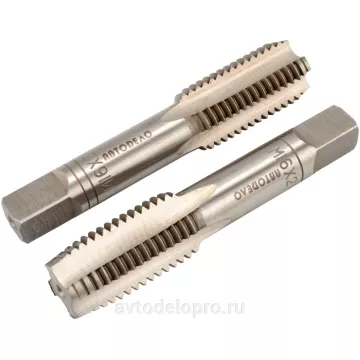 Метчик ручной М16*2,00мм (АвтоДело) набор 2шт (14106) 40805