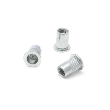 Заклепки М8х17 мм резьбовые стальные с насечкой (ДТ) 50шт