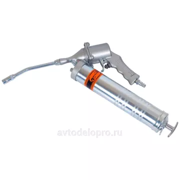 Шприц рычажно-плунжерный с пневмоприводом 400 мл (АвтоДело) Professional (11147) 42020