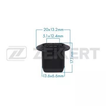 Клипса крепёжная Alfa Romeo Citroen Fiat Iveco Lancia Peugeot Renault (миним. кол-во заказа 10(в упак. 10 шт.)