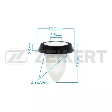 Клипса крепёжная BMW VAG (в упак. 10 шт.)