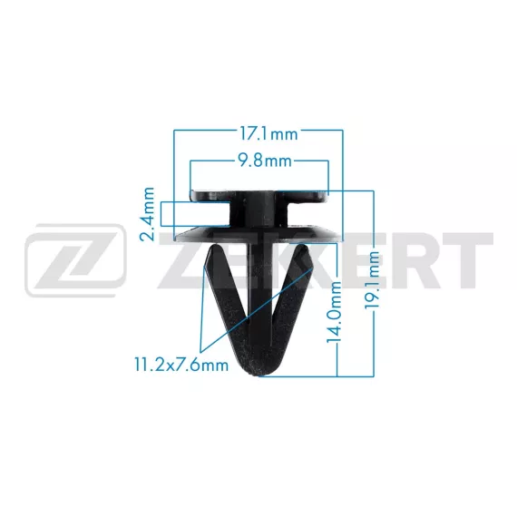 Клипса крепёжная BMW VAG (в упак. 10 шт.)