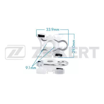 Клипса крепёжная BMW Volvo (в упак. 10 шт.)