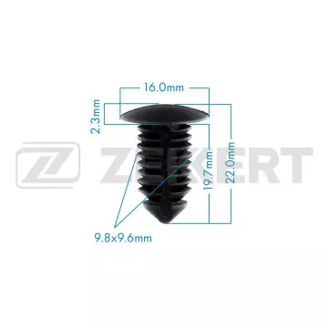 Клипса крепёжная Chrysler Ford (в упак. 10 шт.)