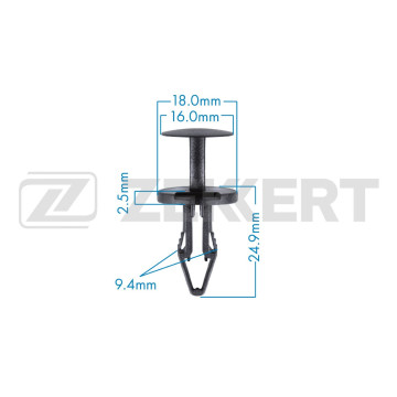 Клипса крепёжная Ford General Motors (в упак. 10 шт.) Клипса крепёжная Ford General Motors (в упак. 10 шт.)