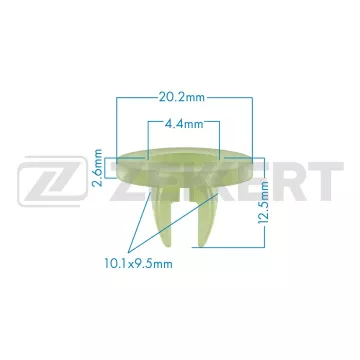 Клипса крепёжная Ford VAG (в упак. 10 шт.)