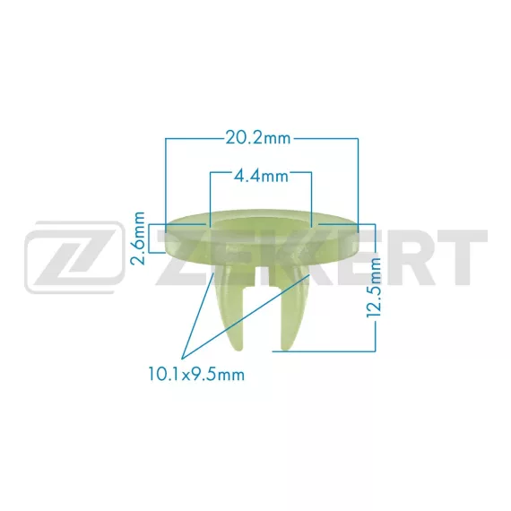 Клипса крепёжная Ford VAG (в упак. 10 шт.)