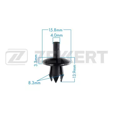 Клипса крепёжная Ford (в упак. 10 шт.)