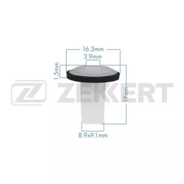 Клипса крепёжная Geely (в упак. 10 шт.)