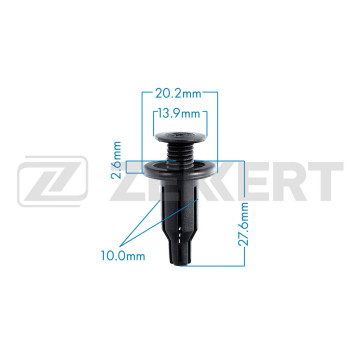 Клипса крепёжная General Motors Honda (в упак. 10 шт.)