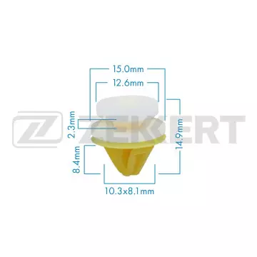 Клипса крепёжная General Motors Land Rover Renault (в упак. 10 шт.)