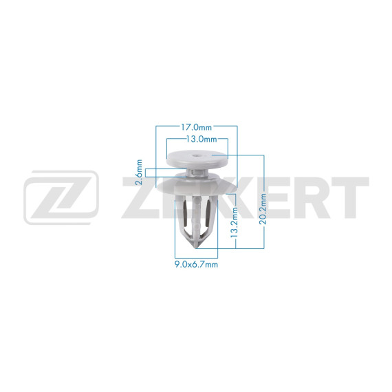 Клипса крепёжная General Motors Opel (в упак. 10 шт.)